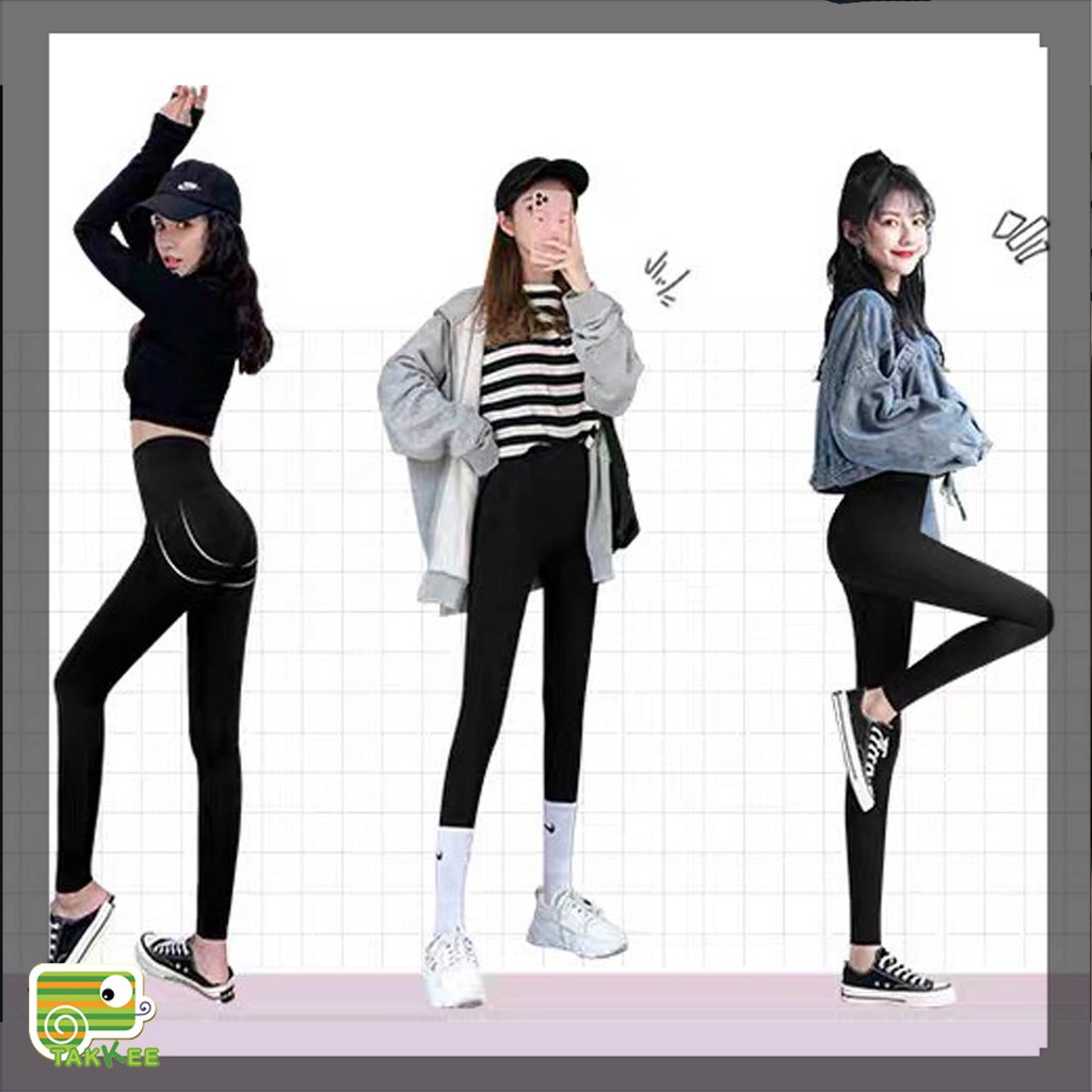 Quần Legging Xuất Hàn Cao Cấp Chất Dày Dặn Siêu Co Dãn