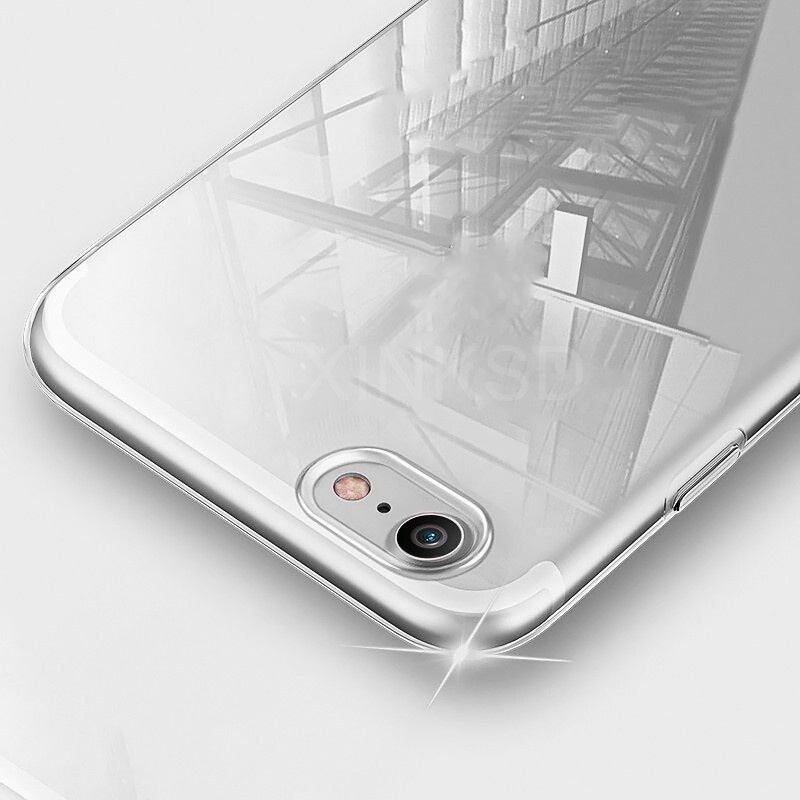 Ốp điện thoại TPU trong suốt siêu mỏng cho iPhone 12 13 Pro max 7 8 Plus iPhone Xs 11 Pro Max X XR 6s 6 5s Ốp lưng