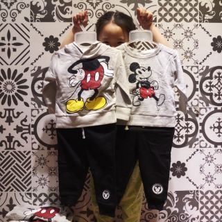 Bộ nỉ Mickey hàng xuất dư