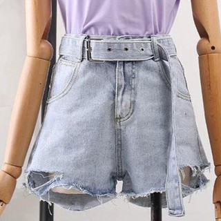 Quần Đùi Jeans Nữ Kèm Belt Cao Cấp