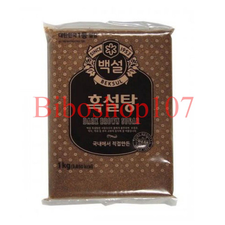 Đường đen Hàn Quốc Beksul gói chia nhỏ 100g