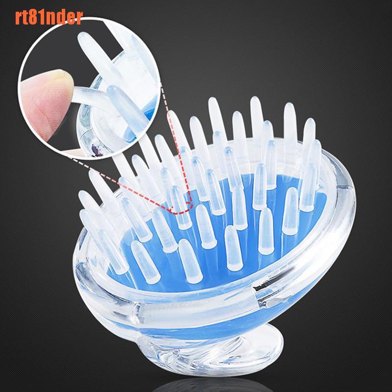 1 Lược Gội Đầu Mát Xa Da Đầu Mini Bằng Silicone rt81