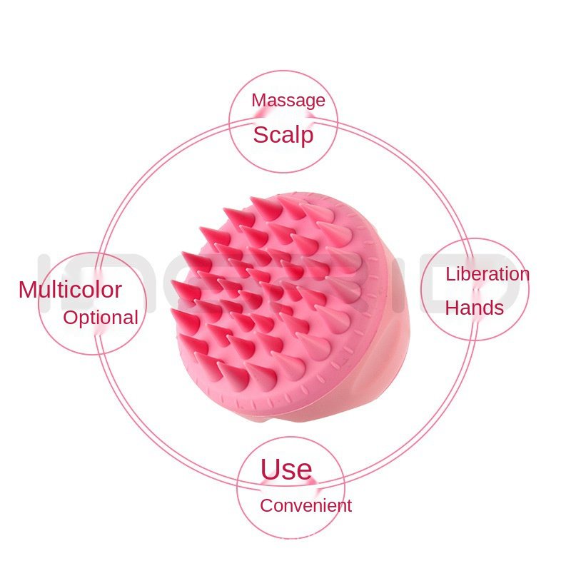 Bàn chải silicone mát xa da đầu đa năng