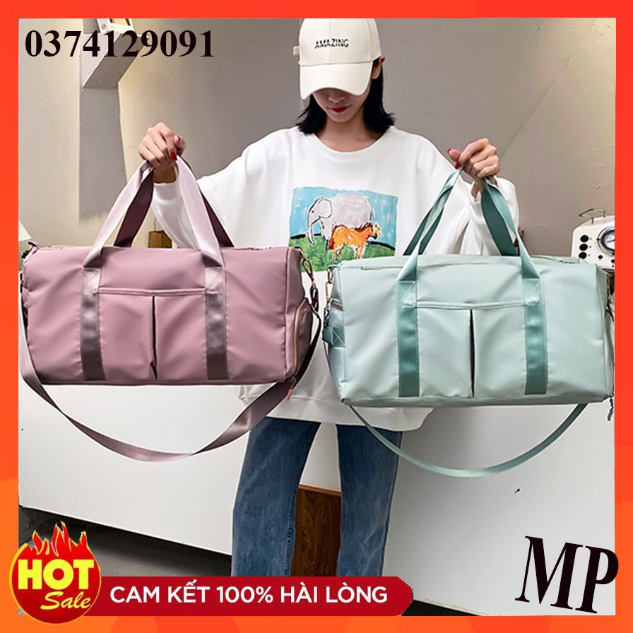 [Giảm giá lấy Giá tương tác] Túi du lịch đa năng đựng đồ tiện dụng, có ngăn để giày size 50x25x24cm chất xịn