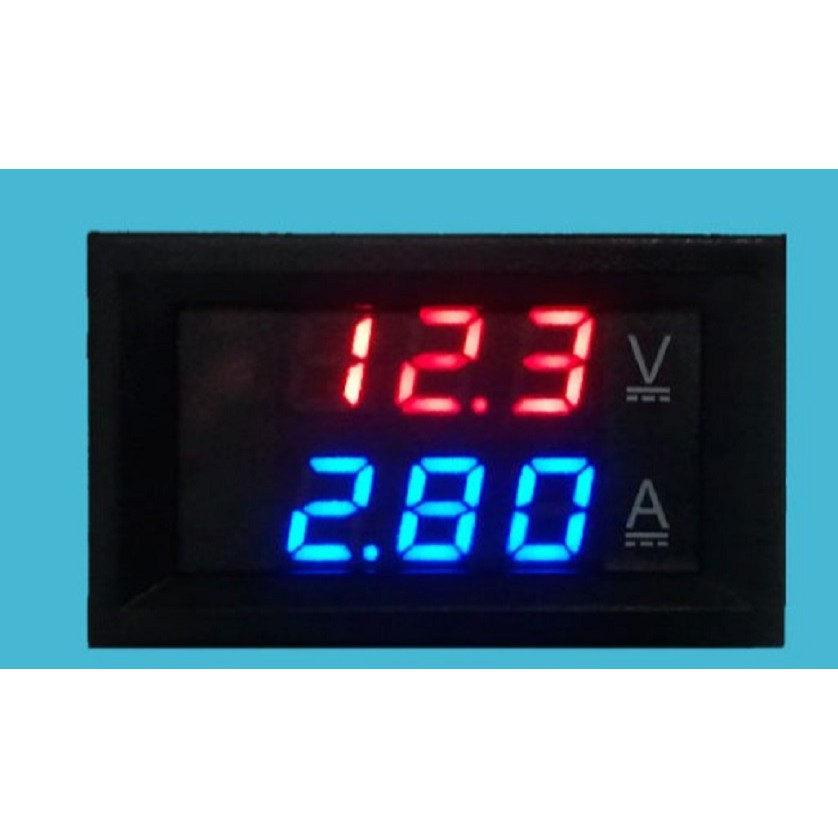 Đồng hồ điện tử Vôn Ampe 0-100v