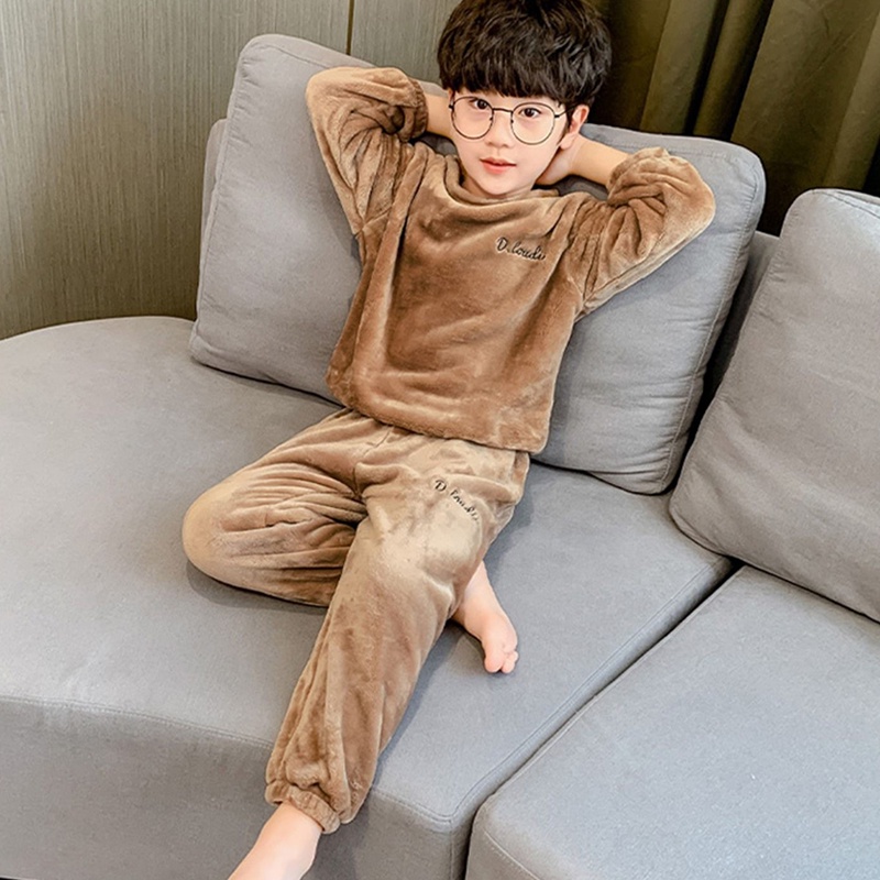 Bộ Đồ Ngủ flannel Xinh Xắn Dành Cho Bé