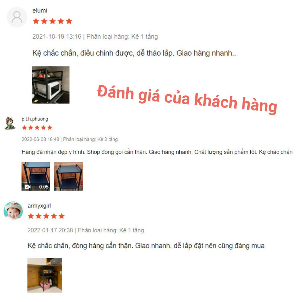 Kệ để lò vi sóng, kệ để lò nướng, kệ để đồ nhà bếp điều chỉnh được độ dài, chiều cao