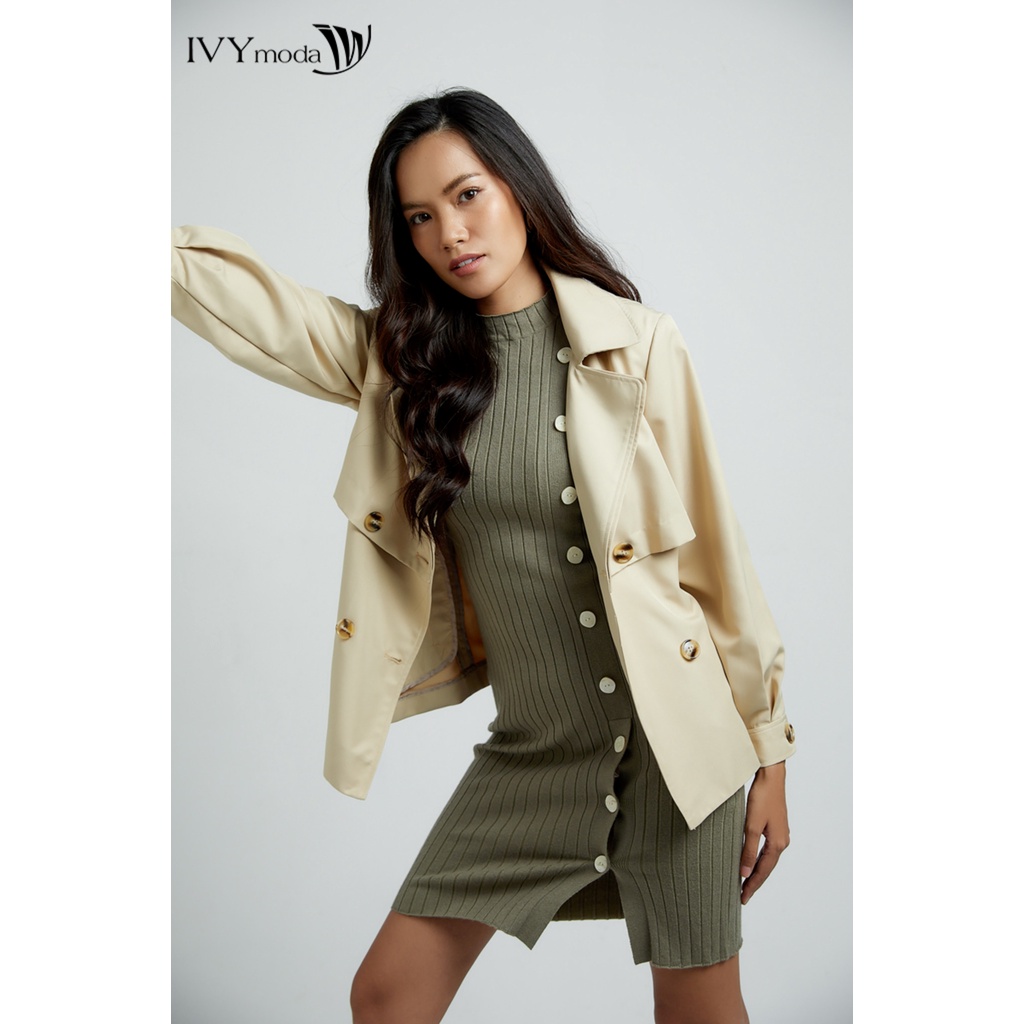 Áo khoác Trench coat nữ IVY moda MS 70C6016