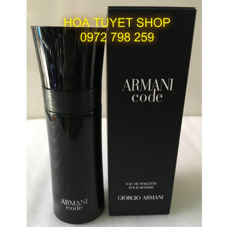 Nước hoa nam ARMANI CODE eau de TOILETTE POUR HOMME 75ML