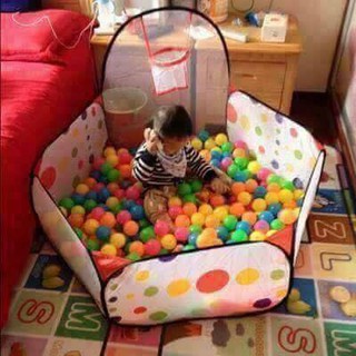 Bộ nhà bóng cỡ lớn và 100 quả bóng