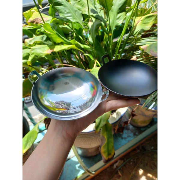 Chảo Chiên Xào cho Mô hình nấu Ăn miniature, dollhouse