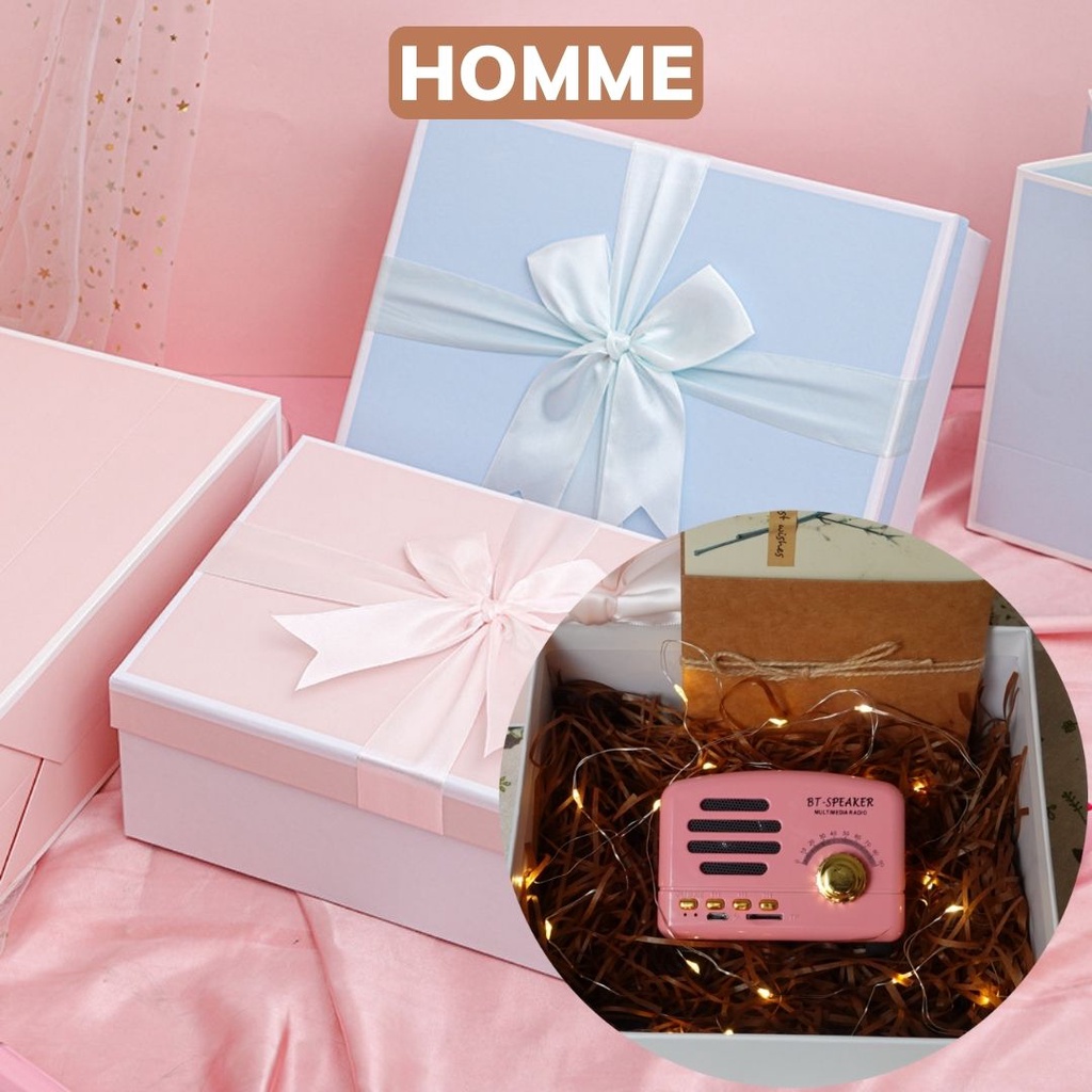 Hộp quà tặng sinh nhật HOMME tặng dịp sinh nhật valentine noel làm quà tặng bạn gái bạn thân người yêu