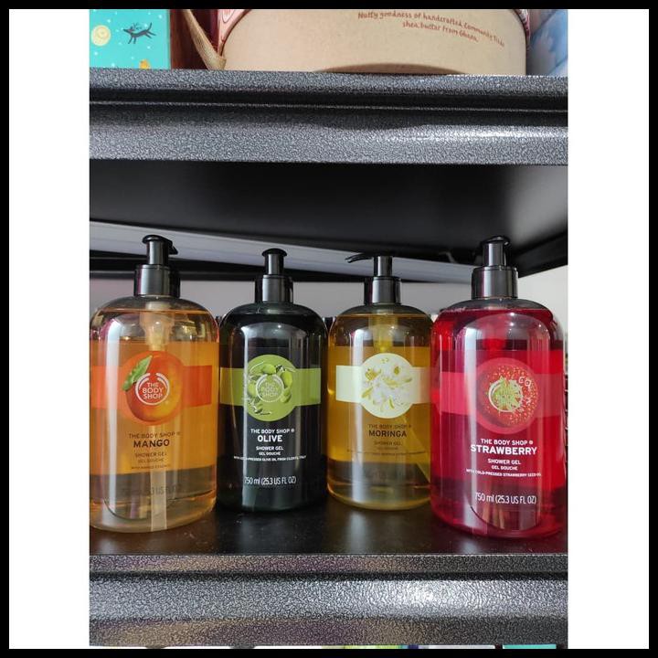 THE BODY SHOP (Hàng Mới Về) Sữa Tắm Chiết Xuất Xoài / Olive / Moringa / Strawberry - Xoài Ppm301