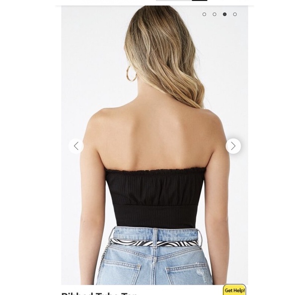 Áo ống Ribbed Tube Top F21 VNXK