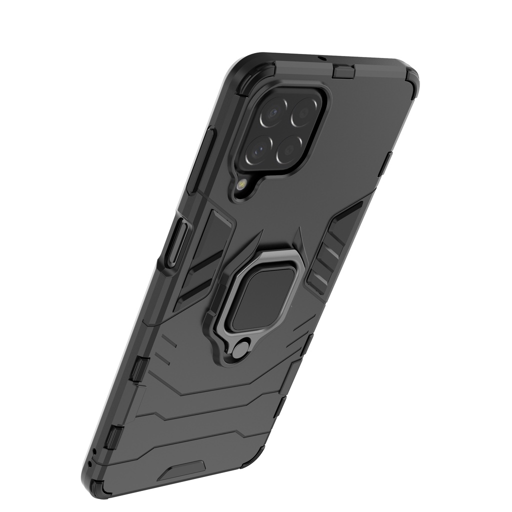Ốp lưng Samsung M53 5G Iron Man Iring chống sốc giá đỡ kiêm nhẫn hút ô tô siêu bền