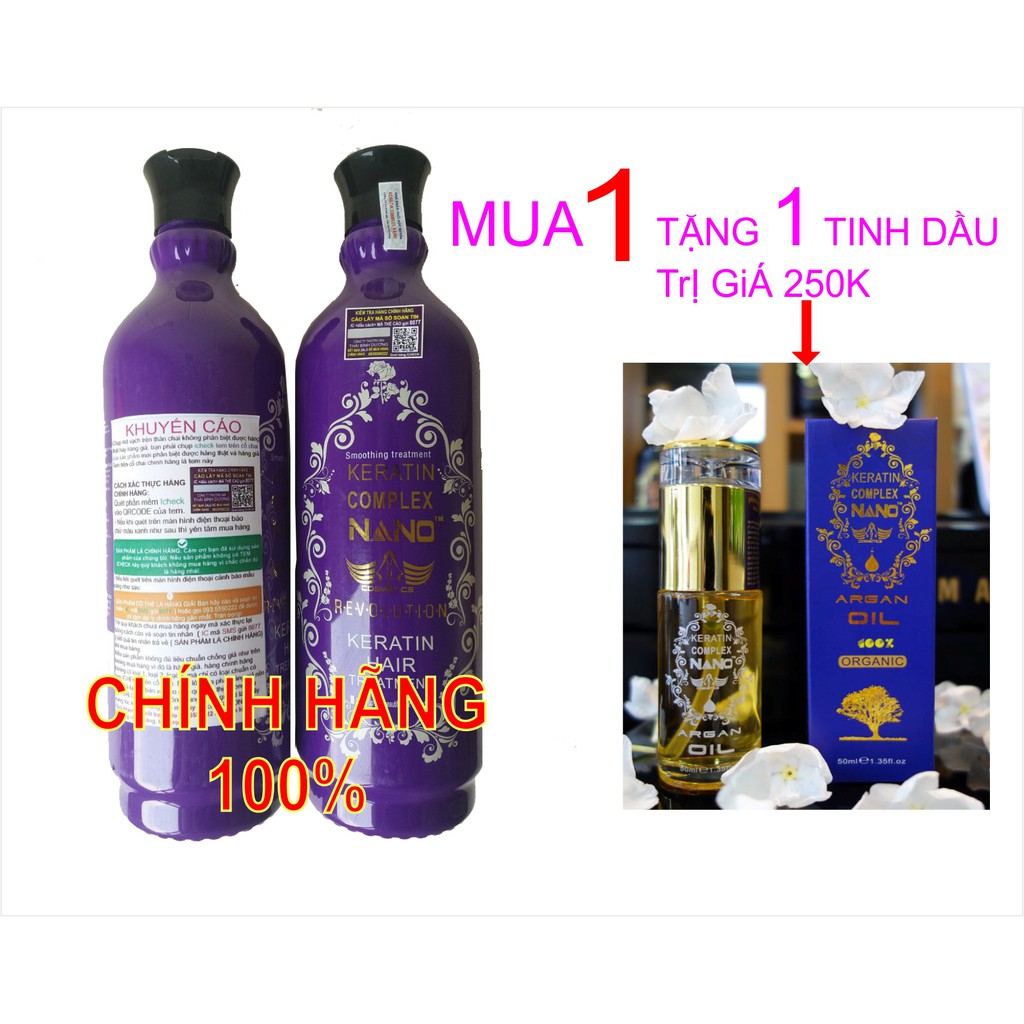 [CHÍNH HÃNG 100%] PHỤC HỒI TÓC NÁT KERATIN COMPLEX NANO