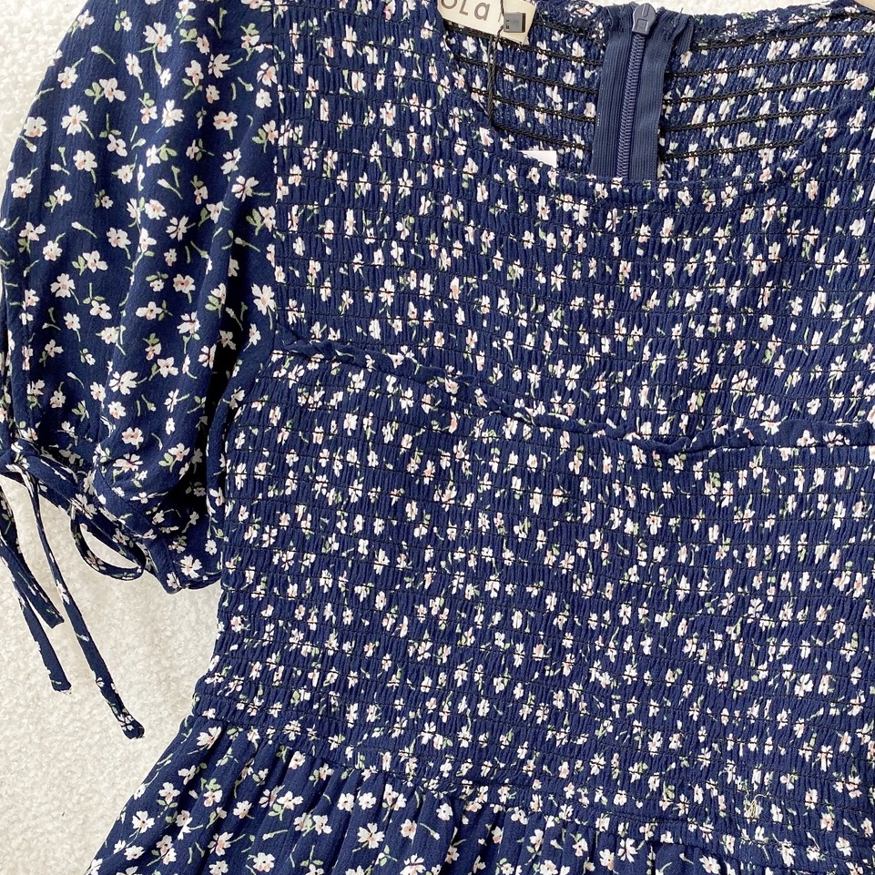 Đầm CATIE - Đầm cổ tròn chun ngực