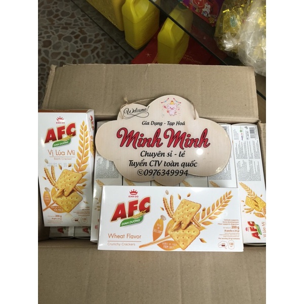 Bánh dinh dưỡng AFC vị rau hộp 200g