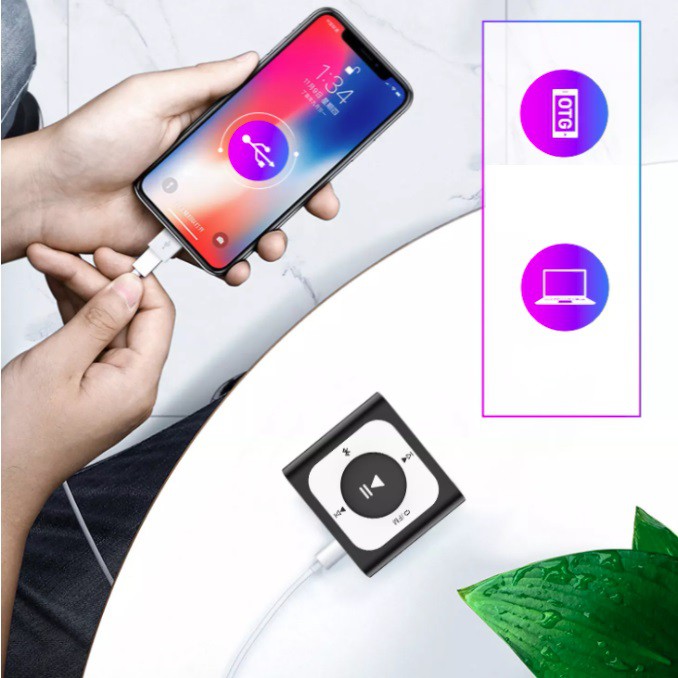 Máy nghe nhạc Ruizu X66 (16GB - Bluetooth - Có Kẹp)