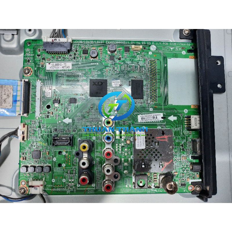 Bo mạch tivi LG 32LB551