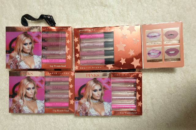 Set 4 màu son thương hiệu  Paris Hilton USA không trôi..