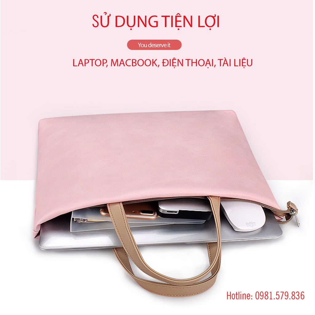 [DA BÓNG] Túi xách văn phòng nữ mẫu mới 2020, chống sốc, chống nước MACBOOK | BigBuy360 - bigbuy360.vn