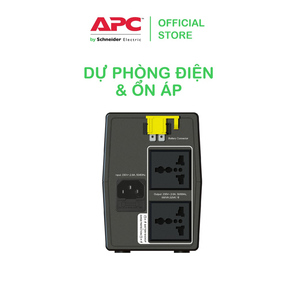 [FREESHIP] Bộ lưu điện APC by Schneider Electric Back-UPS 650VA 230V &amp; ổn áp BX650LI-MS