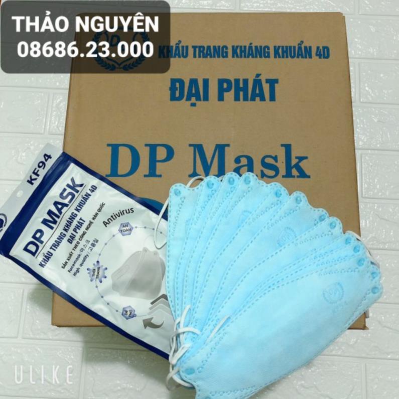 Thùng 30 gói 300 cái khẩu trang KF94, khẩu trang 4D Đại Phát, tiêu chuẩn Hàn quốc
