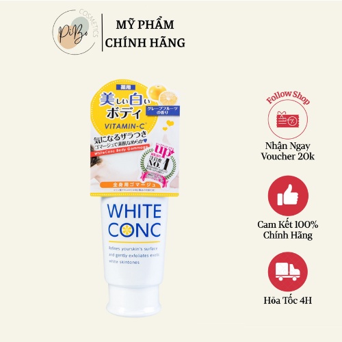 Tẩy Tế Bào Chết Dưỡng Trắng White Conc Body Gommage 180g