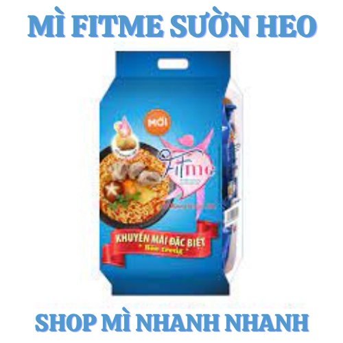 Thùng 36 gói mì Mì fitme 3 vị  80g_tặng kèm 6 hộp nhựa cao cấp