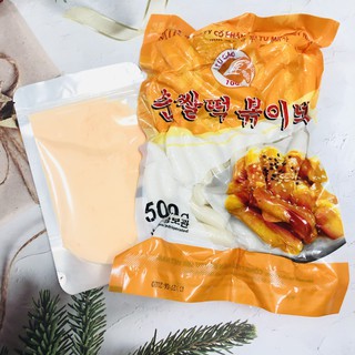 BÁNH GẠO TOKBOKKI KÈM BỘT PHÔ MAI (loại mới)