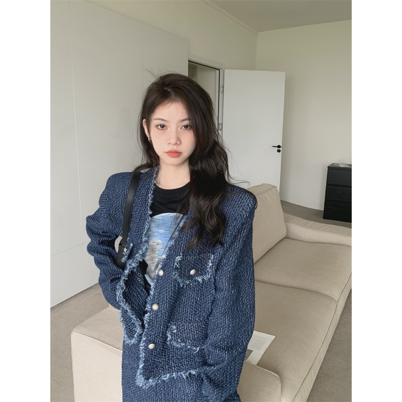 Chân váy/ Áo khoác phong cách Hàn Quốc thời trang dành cho nữ