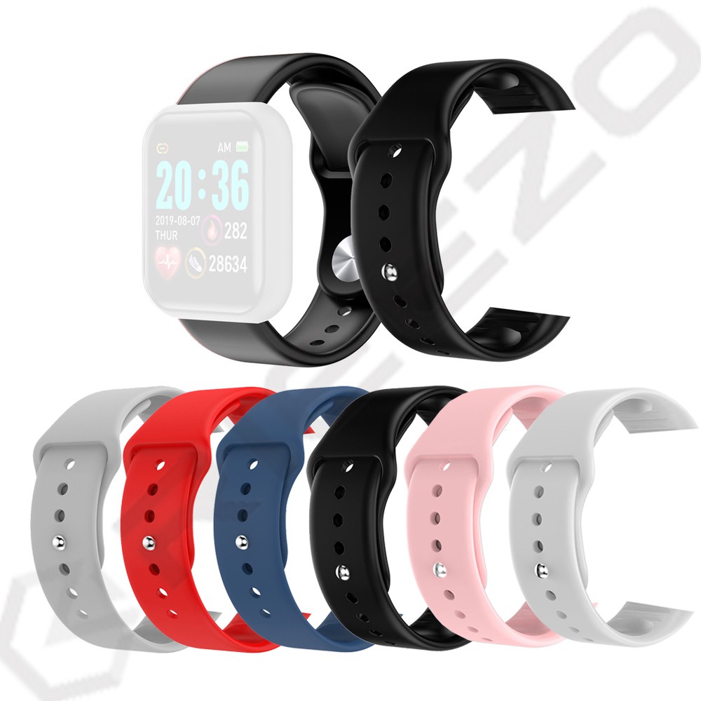 Y68 Colorful Silicon Material Removable Water-Resistant Strap