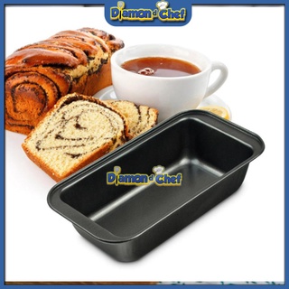Khuôn loaf chữ nhật chống dính màu đen 18x10x5cm