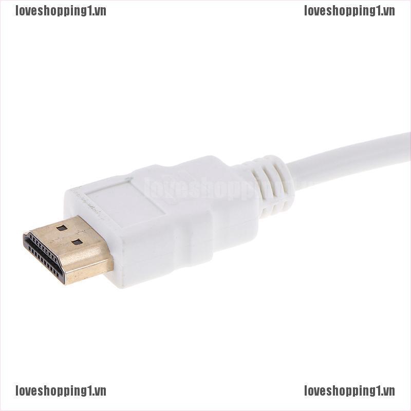 Đầu Chuyển Đổi Từ HDMI Sang VGA HD 1080P Màu Trắng | BigBuy360 - bigbuy360.vn