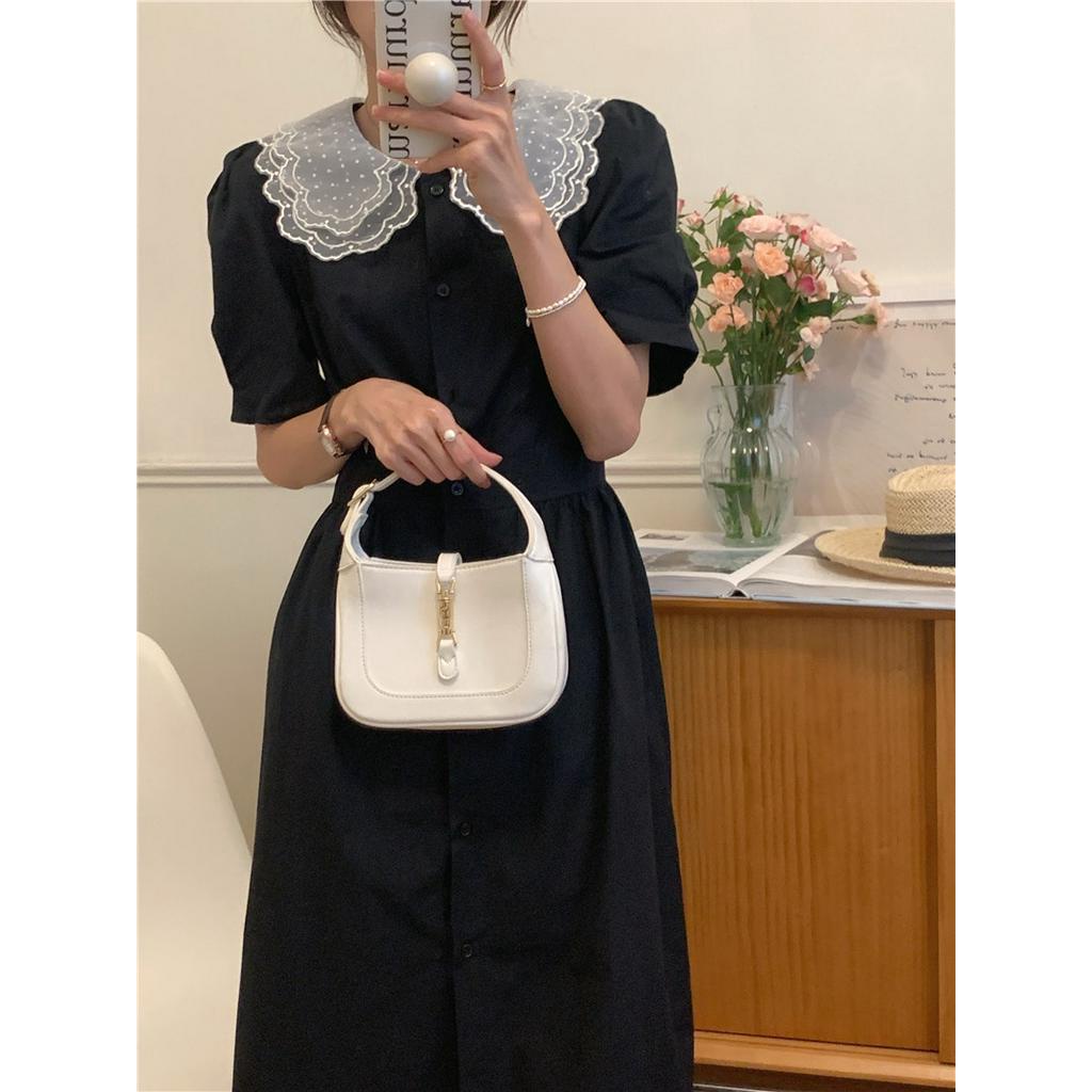 Đầm Cổ Ren Dáng Ôm Màu Sắc Xinh Xắn Cho Nữ 51716