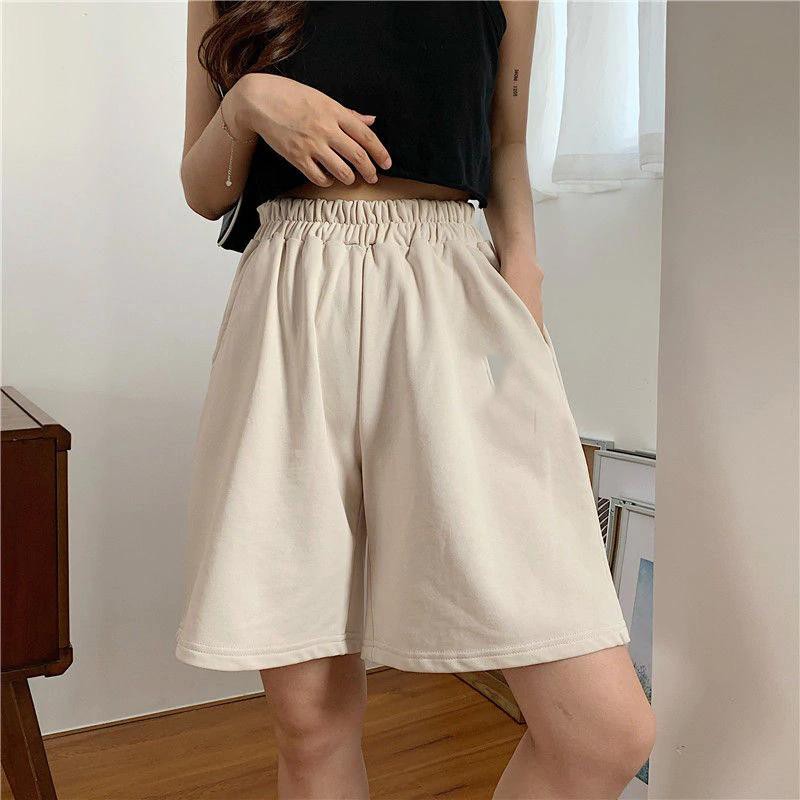 Quần shorts lửng thun nữ mẫu basic dễ mặc