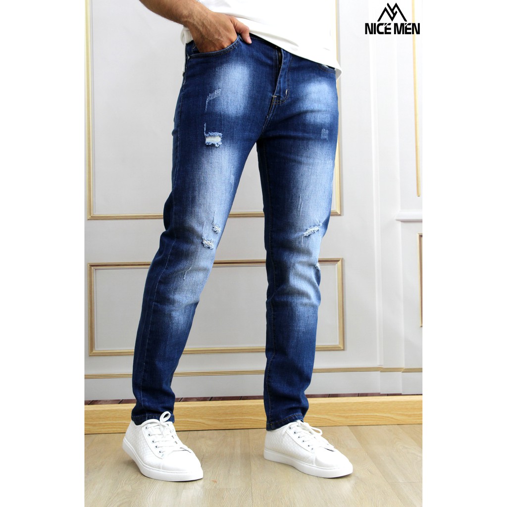 Quần Jeans Nam Rách NMJ2114 Nice Men ❤️️ FREESHIP ❤️️ ✔️ CAM KẾT ẢNH SHOP TỰ CHỤP✔️ HỖ TRỢ MIỄN PHÍ ĐỔI - TRẢ SẢN PHẨM.