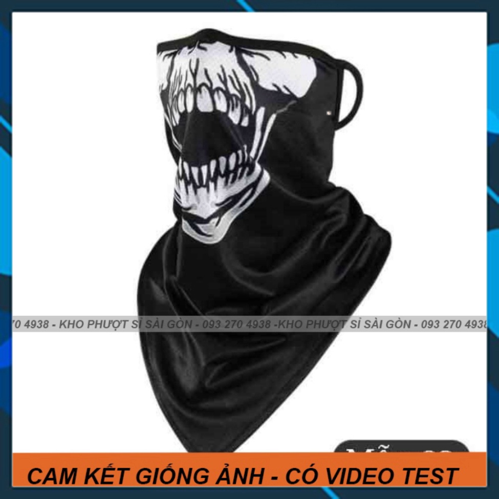 ĐƯỢC CHỌN MẪU - Khăn khẩu trang che mặt tam giác đa năng chống nắng cao cấp - chống bụi đi phượt - đã ngoại - Shipper