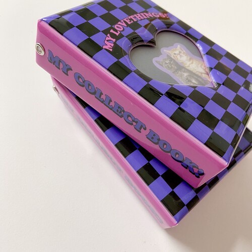 Collect Book/ Album kẻ sọc đựng thẻ/ ảnh in theo yêu cầu 16 ô đựng ảnh