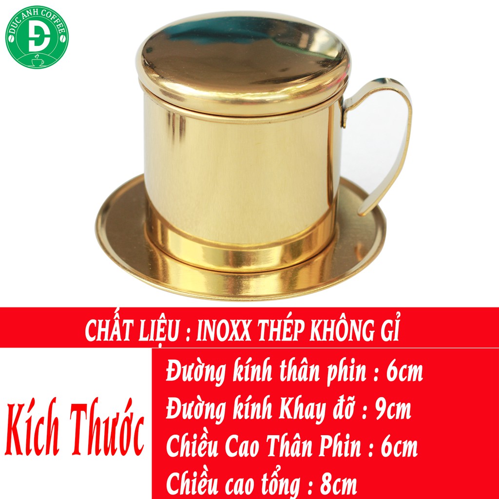 Phin pha cà phê Inox sang chảnh