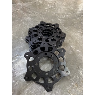 Lòng dĩa cnc 4 lỗ dĩa 260mm anode màu đen.