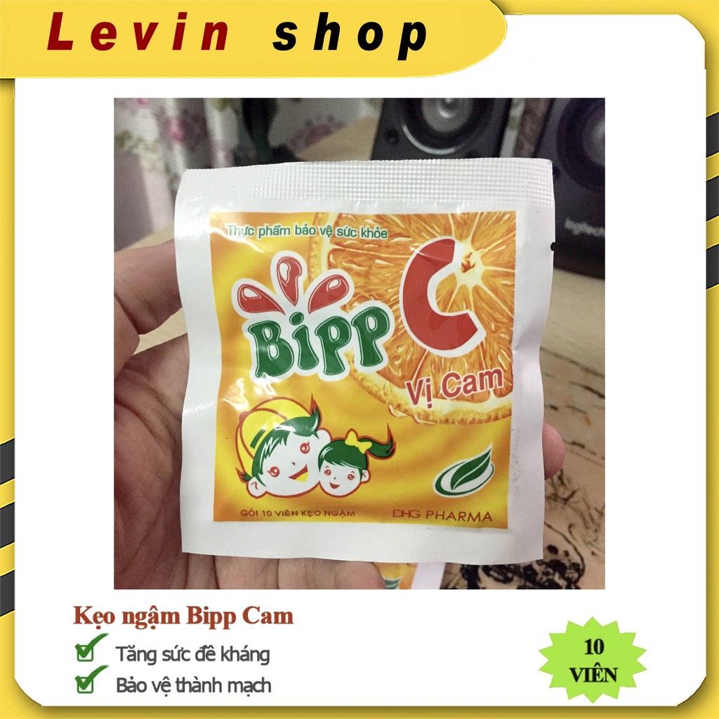 Kẹo ngậm vitamin C - Bipp C (Gói 10 viên)