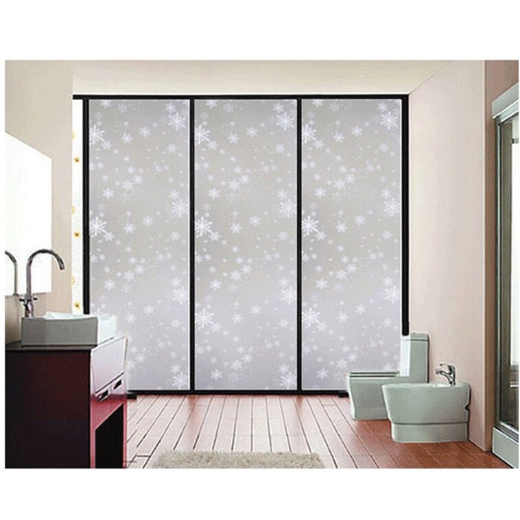 [Mã LIFEHLDEC giảm 10% đơn 99k] Decal 1m dán kính khổ rộng 45cm ( có sẵn keo ) - HOA TUYẾT TRẮNG CC034 | BigBuy360 - bigbuy360.vn