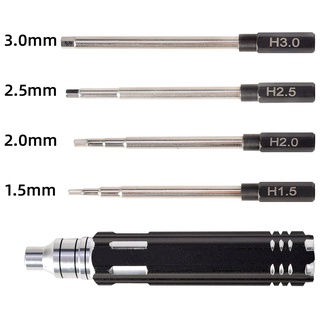 Bộ tua vít kim loại 4 trong 1 kích cỡ 1.5mm 2.0mm 2.5mm 3.0mm