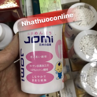 ✅TĂM BÔNG KHÁNG KHUẨN JOMI CHO BÉ YÊU (160 que)