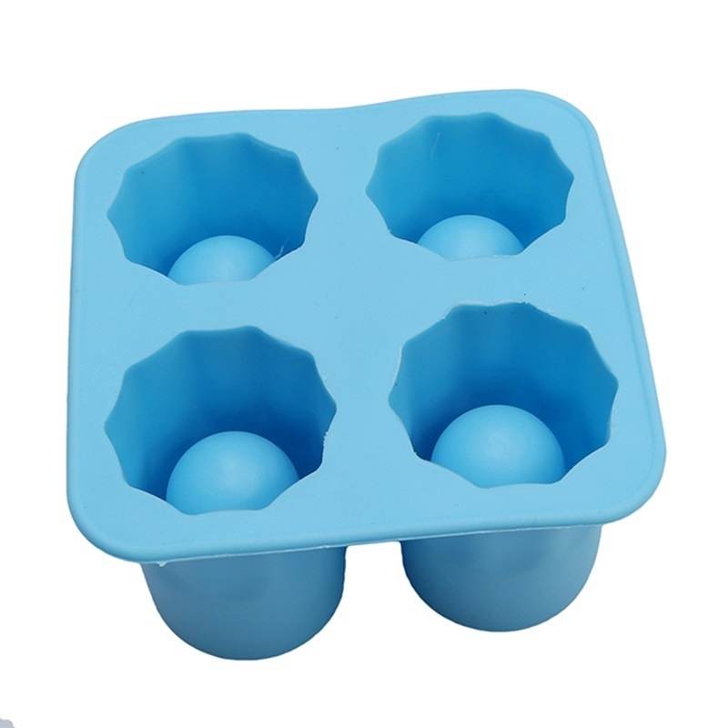 Khuôn Silicone Làm Đá 4 Ô