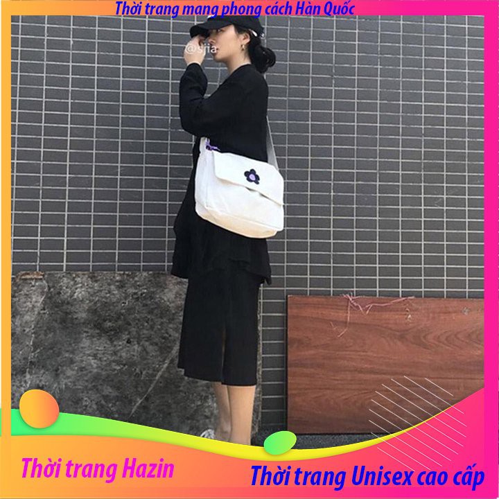 [SALE SỐC] Túi đeo chéo canvas phong cách Hàn Quốc siêu dễ thương