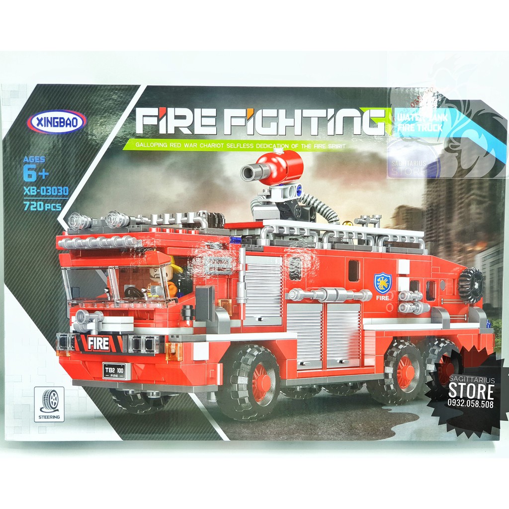 Lego XingBao-XB03030 Lắp Ráp Xe Cứu Hỏa