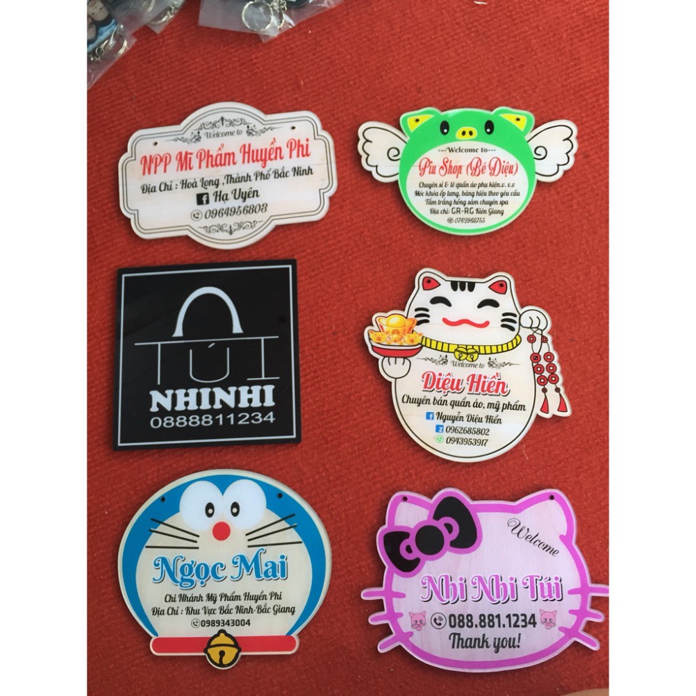 Bảng hiệu mica xịn xò - Thiết kế theo yêu cầu - in thương hiệu shop online | BigBuy360 - bigbuy360.vn